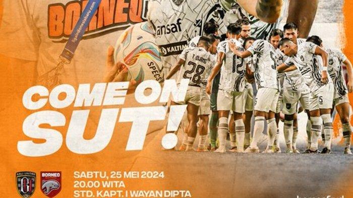 Babak final perebutan juara 3 Championship Series Liga 1 antara Bali United vs Borneo FC, Pesut Etam menang Head to Head atas Serdadu Tridatu, cek juga Link Live Streaming Indosiar.