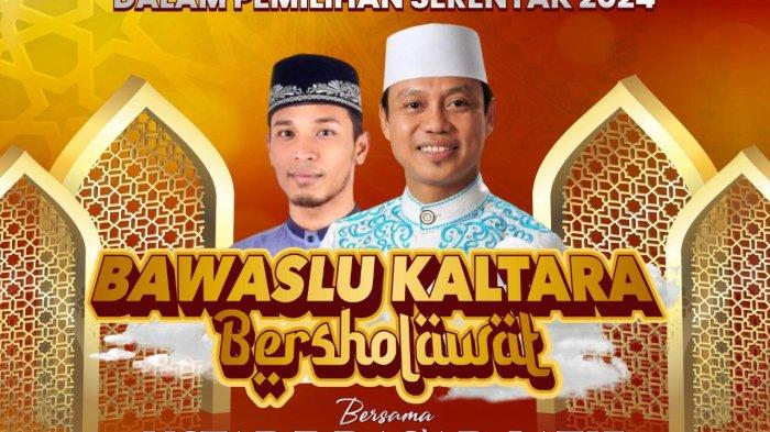 Peluncuran pengawasan partisipatif Pilkada serentak 2024, Bawaslu Kaltara menggelar Bawaslu Bersholawat pada hari sabtu 24 Agustus 2024