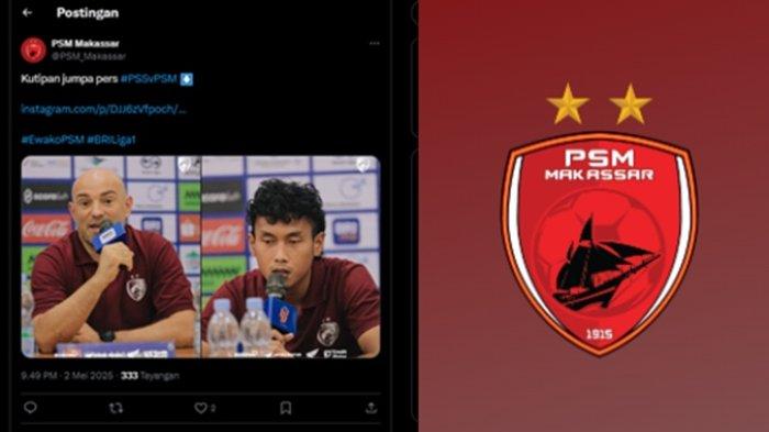 PREDIKSI SKOR - Bernardo Tavares (kiri) saat presscon jelang PSS vs PSM. Simak prediksi skor PSS Sleman kontra PSM Makassar hari ini di pekan ke-31 Liga 1 2024/2025, dimana pasukan Bernardo Tavares kini dalam masalah.