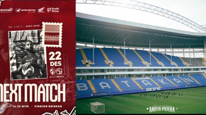 Jelang laga PSM Makassar vs Barito Putera di Liga 1, pelatih tuan rumah Juku Eja yakni Bernardo Tavares minta bantuan suporter datang ke Stadion Batakan Balikpapan.