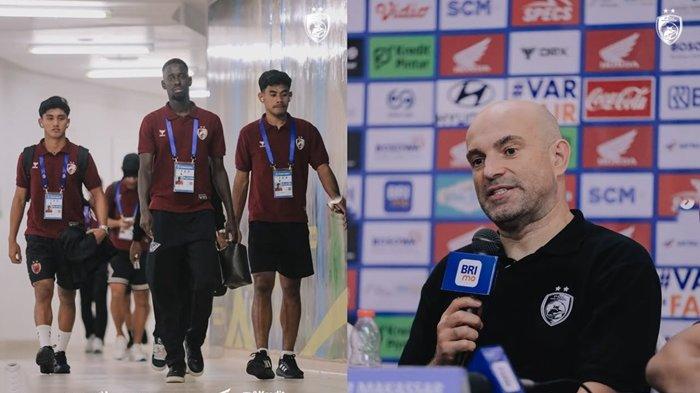 Laga Terengganu vs PSM Makassar hari ini di ASEAN Club Championship berpeluang jadi momentum tepat Juku Eja besutan Bernardo Tavares (kanan) pastikan diri tembus semifinal ASEAN Club Championship.