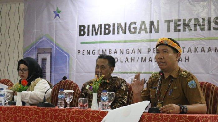 Kegiatan Bimtek untuk para pengelola Perpustakaan Sekolah yang digelar di Tarakan, Selasa (19/09/2023).