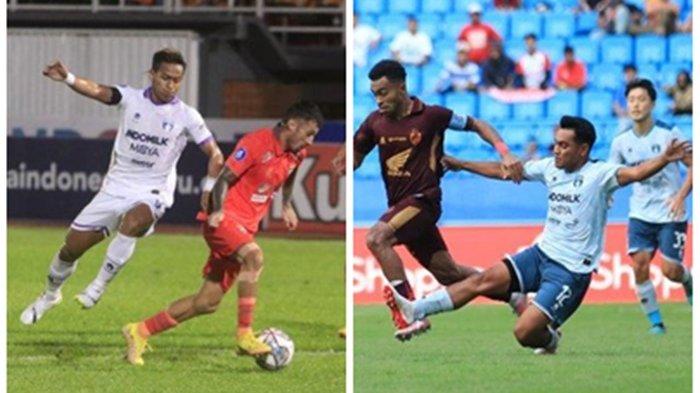 Borneo FC (kiri) dan Persita Tanggerang (kanan) kala bertandingan di Liga 1, Keduanya akan berlaga di pekan ke 27 Liga 1, pada Sabtu (2/3/2024), sore.