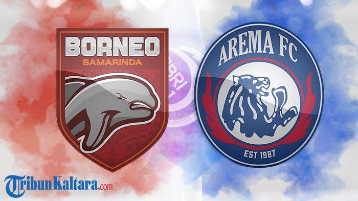 Borneo FC vs Arema FC. (TribunKaltara.com)