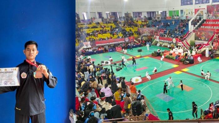 Bripda Restu Vanelias Pambagyo berhasil mendapat juara 3 di kelas 75-80 KG, dan meraih medali perunggu dalam kejurnas Pencak Silat tersebut.