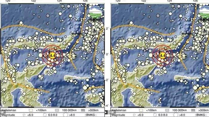 GEMPA BONE BOLANGO - BMKG informasikan terjadinya gempa bumi yang guncang tenggara Bone Bolango, Gorontalo pada H-1 lebaran Idul Fitri 1446 Hijriah/Tahun 2025. Cek magnitudo dan titik gempa bumi di Bone Bolango hari ini.