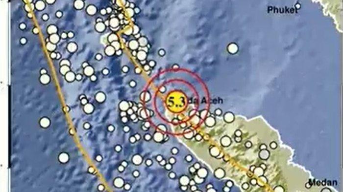 GEMPA KOTA SABANG - BMKG informasikan terjadinya gempa bumi yang guncang tenggara Kota Sabang, Aceh pada H-1 lebaran Idul Fitri 1446 Hijriah/Tahun 2025. Cek magnitudo dan titik koordinat gempa Kota Sabang hari ini.