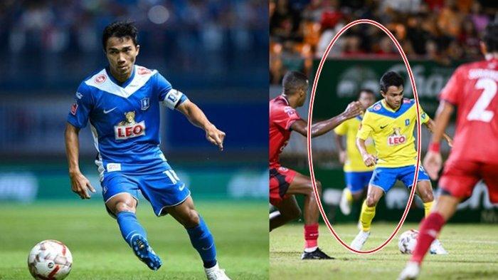 FOTO Chanathip Songkrasin. Jelang duel PSM Makassar vs BG Pathum United di ASEAN Club Championship, Yuran Fernandes kapten Juku Eja berambisi bikin Chanathip Songkrasin cs senasib dengan Persis Solo di Liga 1. 