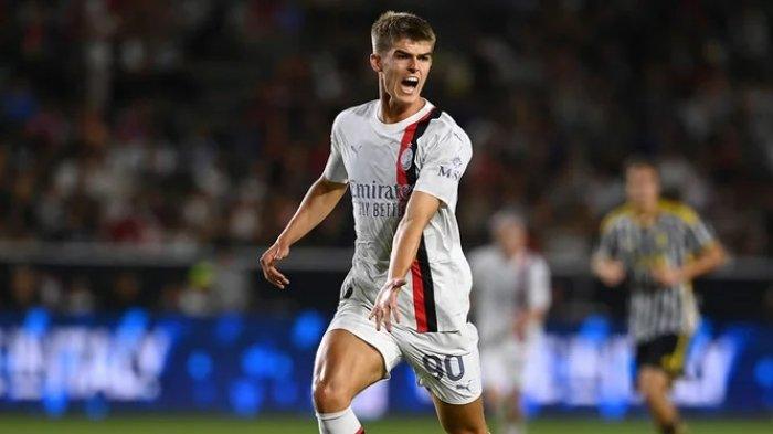 Pemain AC Milan, Charles De Ketelaere - Pemain asal Belgia itu lagi-lagi gagal meyakinkan Stefano Pioli pada laga uji coba melawan Juventus di Amerika Serikat pada Jumat (28/7/2023).
