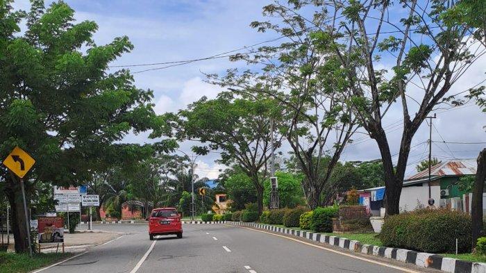 Kondisi cuaca di ibukota Kaltara, diselimuti mendung.