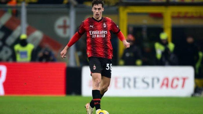 Debut Filippo Terracciano bersama AC Milan dalam duel melawan Atalanta di Coppa Italia, Kamis (11/1/2024).