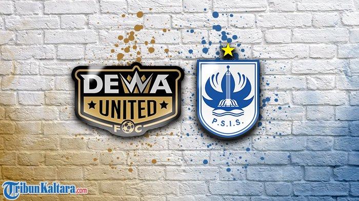 Dewa United vs PSIS di Liga 1. (TribunKaltara.com / Cornel Dimas Satrio)