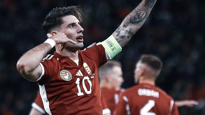 Kapten Timnas Hungaria, Dominik Szoboszlai. (Instagram / @mlsztv)