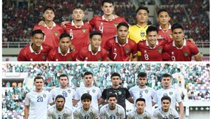Duel Timnas Indonesia vs Uzbekistan di semifinal Piala Asia, pada Senin (29/4/2024), malam.