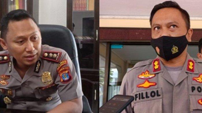 FOTO AKBP Yudhistira Midyahwan (kiri) dan AKBP Fillol Praja Arthadira. Update berita mutasi Polri terbaru jajaran Kapolri Jenderal Listyo Sigit Prabowo yang sasar ratusan perwira Polri, termasuk eks Kabid Propam Polda Kaltara Kombes Pol Teguh Triwantoro, dan juga eks Kapolres Bulungan AKBP Yudhistira Midyahwan, dan eks Kapolres Tarakan AKBP Fillol Praja Arthadira.