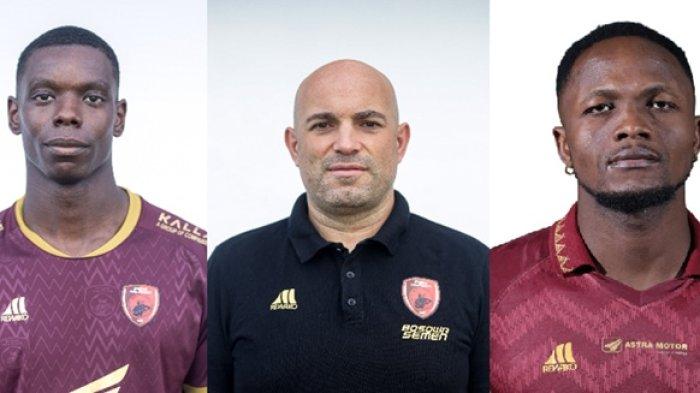 FOTO Adilson Silva, Bernardo Tavares, dan Victor Mansaray (kiri ke kanan). Menarik menanti apakah dua striker atau penyerang Eropa yang dirumorkan ke PSM Makassar ini bisa lebih tajam dari Victor Mansaray dan Adilson Silva.