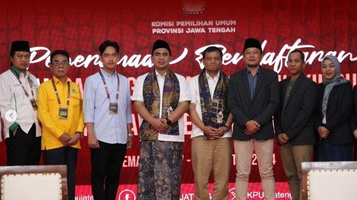 FOTO Ahmad Luthfi-Taj Yasin  saat daftar di KPU Jateng. Terlihat dalam daftar tim pemenangan Ahmad Luthfi-Taj Yasin jelang Pilkada Jawa Tengah, bercokol sejumlah nama purnawirawan TNI-Polri.