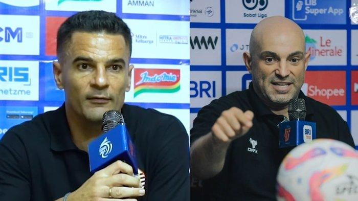 FOTO Carlos Pena (kiri) dan Bernardo Tavares.  