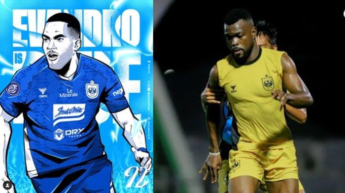 FOTO Evandro Brandao (kiri) dan Sudi Abdallah. Dalam daftar pemain PSIS Semarang yang belum pernah dimainkan Gilbert Agius di Liga 1, terlihat juga ada nama suksesor Sudi Abdallah, main lawan Dewa United?