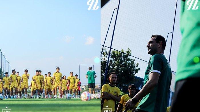 FOTO Gilbert Agius pimpin latihan PSIS Semarang di Liga 1.  
