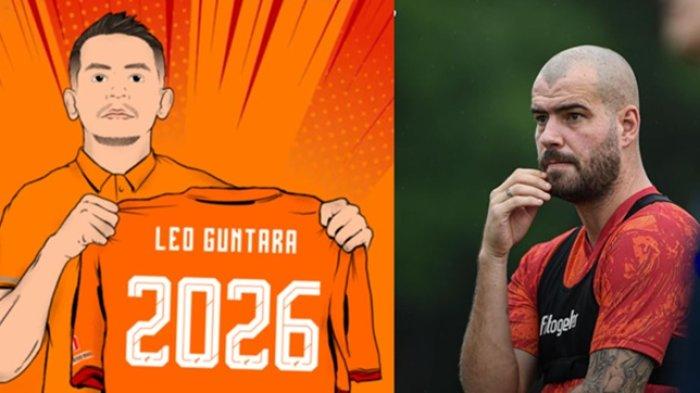 FOTO Leo Guntara dan Wiljan Pluim (kanan). Sebelum pastikan pagari Leo Guntara, Borneo FC lebih dulu perpanjang kontrak penggawa Timnas Indonesia U23, yakni Fajar Fathurrahman dan Komang Teguh.