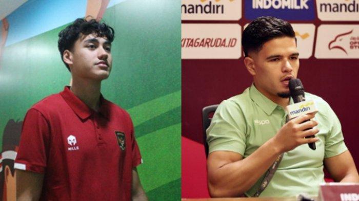 FOTO Rafael Struick dan Ragnar Oratmangoen (kanan). Rafael Struick kali ini bicara sosok Shin Tae-yong dan Patrick Kluivert jelang Indonesia vs Australia di Kualifikasi Piala Dunia.