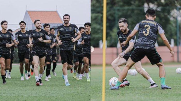 FOTO Suasana latihan Persebaya.