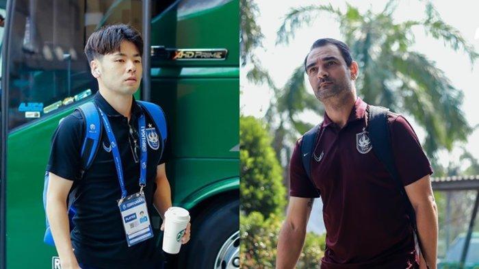 FOTO Taisei Marukawa dan Gilbert Agius (kanan). 