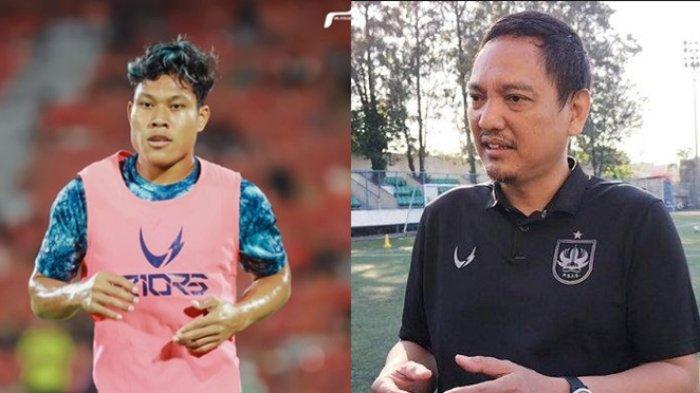 FOTO Wahyu Prasetyo dan Yoyok Sukawi (kanan). Kabar bek PSIS Semarang di Liga 1 Wahyu Prasetyo alias Hulk dikabarkan diincar Malut United, Persib Bandung, hingga Persija Jakarta dikomentari oleh bos Mahesa Jenar, Yoyok Sukawi.