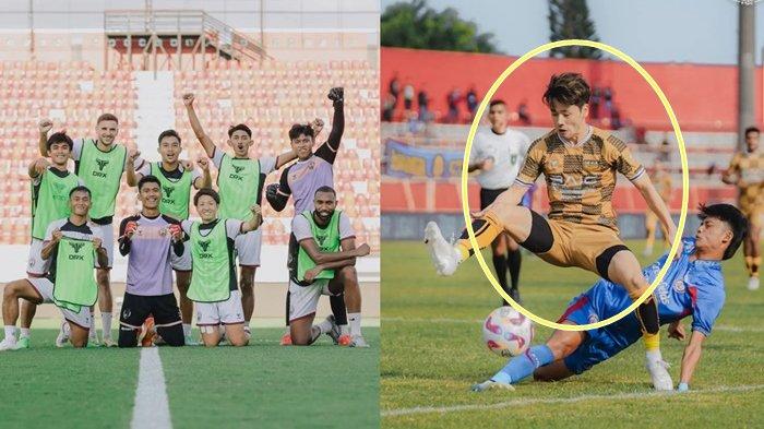 FOTO skuat PSM Makassar dan Taisei Marukawa (dalam lingkaran).  Di antara empat daftar pemain Dewa United yang bisa repotkan PSM Makassar dalam lanjutan Liga 1, ada eks pemain Persebaya Surabaya, hingga eks PSIS Semarang yakni Taisei Marukawa.
