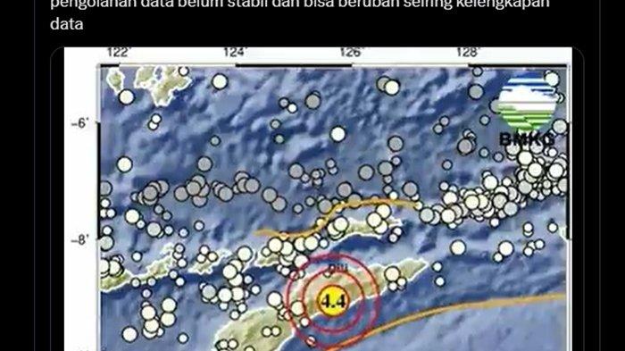 GEMPA BELU NTT - Dalam rilisnya, BMKG sebut pusat gempa terkini 2 menit yang lalu berada 86 km di timur laut Belu, NTT. Cek magnitudo dan koordinat gempa hari ini.