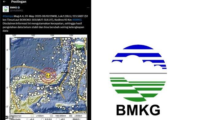 GEMPA BOROKO SULUT - Info BMKG, gempa terkini di timur laut Boroko, Sulawesi Utara miliki magnitudo 4.4. Cek magnitudo dan kedalaman gempa hari ini.