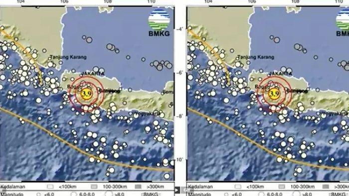 GEMPA KOTA SUKABUMI - Info BMKG, gempa terkini di tenggara Kota Sukabumi, Jawa Barat miliki magnitudo 3.9. Cek titik koordinat dan kedalaman gempa hari ini.
