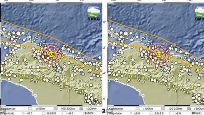 GEMPA TERKINI SARMI - Cek kabar terbaru dari Badan Meteorologi Klimatologi dan Geofisika atau BMKG yang merilis info gempa terkini di Sarmi, Provinsi Papua hari ini pada Kamis 13 Maret 2025. Dalam rilis terbarunya, BMKG sebut gempa terkini yang guncang tenggara Sarmi, Papua miliki magnitudo 3.9.