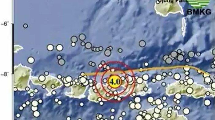 GEMPA TERKINI SUMBAWA - Informasi BMKG, gempa hari ini di timur laut Sumbawa, NTB memiliki magnitudo 4.0. Cek titik koordinat dan kedalaman gempa terkini di Sumbawa NTB.