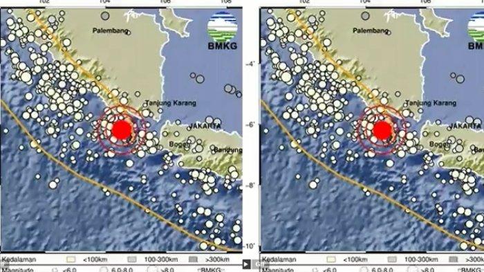 GEMPA TERKINI TANGGAMUS - Lihat kabar terbaru dari Badan Meteorologi Klimatologi dan Geofisika atau BMKG yang merilis informasi gempa terkini di Tanggamus, Provinsi Lampung pada Senin 16 Juni 2025. Informasi BMKG, gempa terkini di barat daya Tanggamus, Lampung memiliki magnitudo 3.0.
