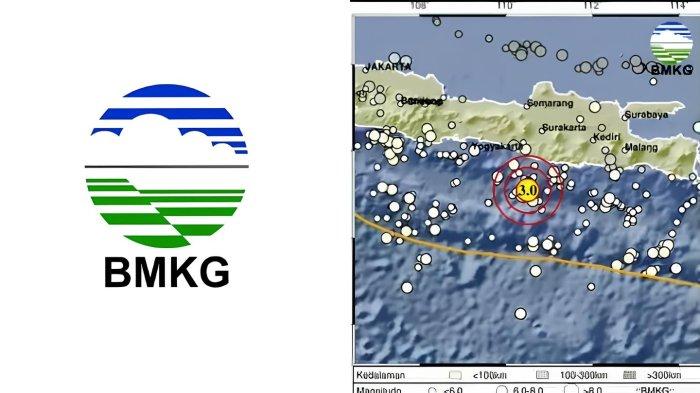 GEMPA GUNUNG KIDUL - Tangkapan layar Badan Metereologi Klimatologi dan Geofisika, Minggu (27/4/2025). Informasi gempa hari ini dengan magnitudo 3.0 guncang wilayah Gunung Kidul DIY di kedalaman 10 km.