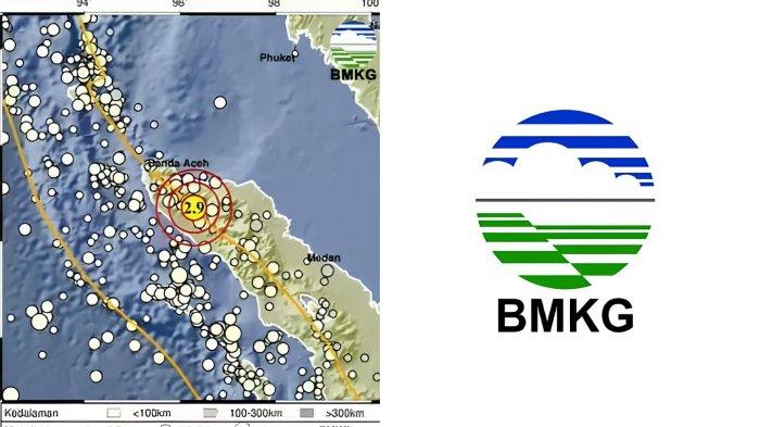 GEMPA PIDIE JAYA - Tangkapan layar Badan Metereologi Klimatologi dan Geofisika, Jumat (13/6/2025). Informasi gempa hari ini dengan magnitudo 2.9 getarkan Kabupaten Pidie Jaya Aceh di kedalaman 10 km.