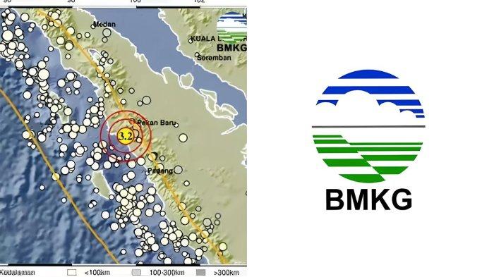 GEMPA PASAMAN BARAT - Tangkapan layar Badan Metereologi Klimatologi dan Geofisika, Rabu (21/5/2025). Informasi gempa hari ini dengan magnitudo 3.2 guncang Pasaman Barat, Sumatera Barat di kedalaman 98 km.