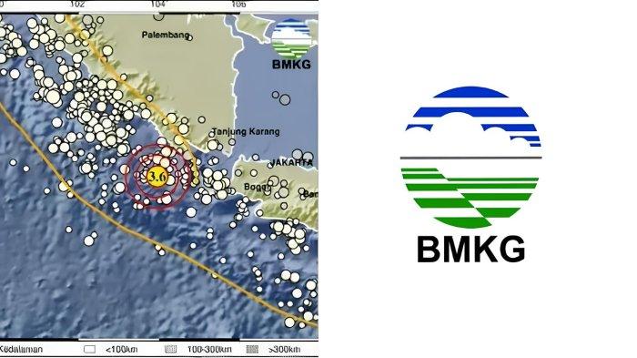 GEMPA TANGGAMUS LAMPUNG - Tangkapan layar Badan Metereologi Klimatologi dan Geofisika, Minggu (25/5/2025). BMKG merilis informasi gempa hari ini dengan magnitudo 3.6 guncang wilayah Tanggamus Lampung kedalaman 14 km.