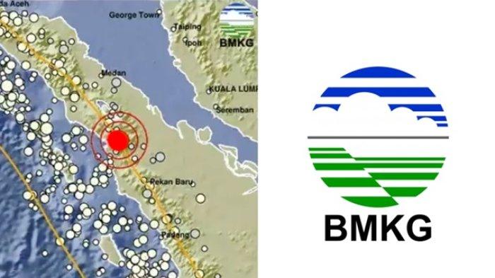 Info BMKG sebut pusat gempa terkini 2 menit yang lalu berada 21 km di barat laut Tapanuli Selatan, Sumatera Utara, cek magnitudo dan titik koordinat.