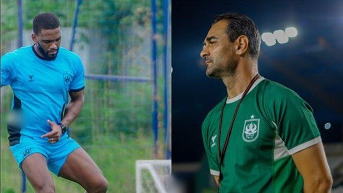 FOTO Gilbert Agius dan Evandro Brandao (kiri). Jelang duel Persik Kediri vs PSIS Semarang di Liga 1, Evandro Brandao striker eks RANS Nusantara FC siap unjuk gigi buat Mahesa Jenar.