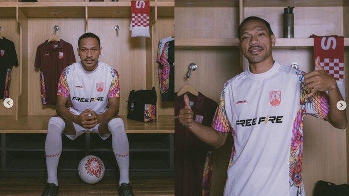 FOTO Eks bek sayap kiri PSIS Semarang di Liga 1 yakni Giovani Numberi, yang memilih gabung Laskar Sambernyawa julukan Persis Solo. Jelang duel Persis Solo vs PSS Sleman di Liga 1, eks pemain PSIS Semarang Giovani Numberi mulai tebar janji jelang duel di Stadion Manahan Solo.