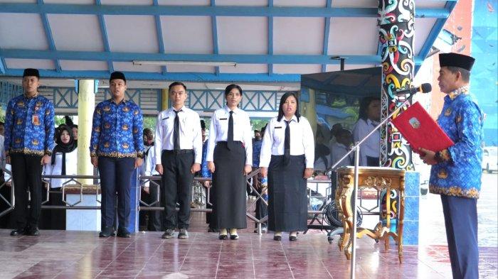 Gubernur Kaltara Zainal A Paliwang melantik para ASN baru di lingkup Pemprov Kaltara, Sabtu (01/06/2024).