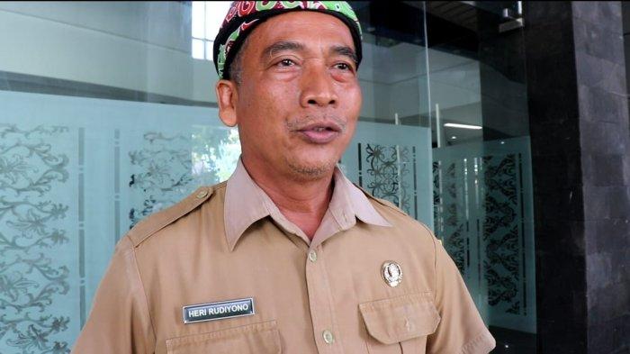 Heri Rudiyono saat diwawancarai awak Tribun  