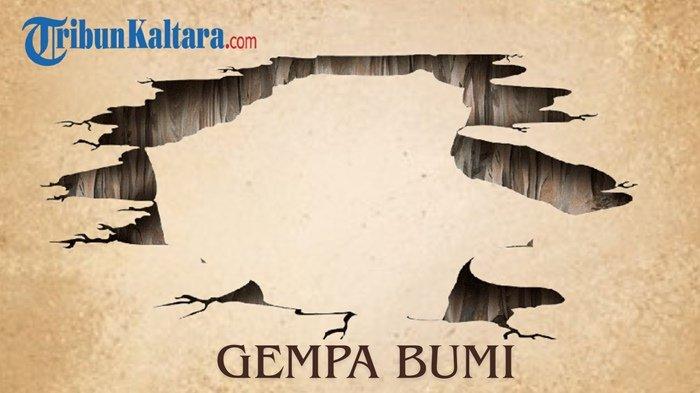 Ilustrasi gempa bumi.