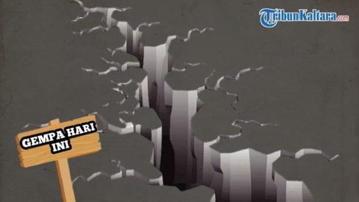 GEMPA POHUWATO GORONTALO - Ilustrasi gempa hari ini. BMKG merilis informasi gempa dengan magnitudo 6.3 guncang Pohuwato, Gorontalo di kedalaman 132 km, pusat gempa berada di darat, Kamis (24/7/2025).