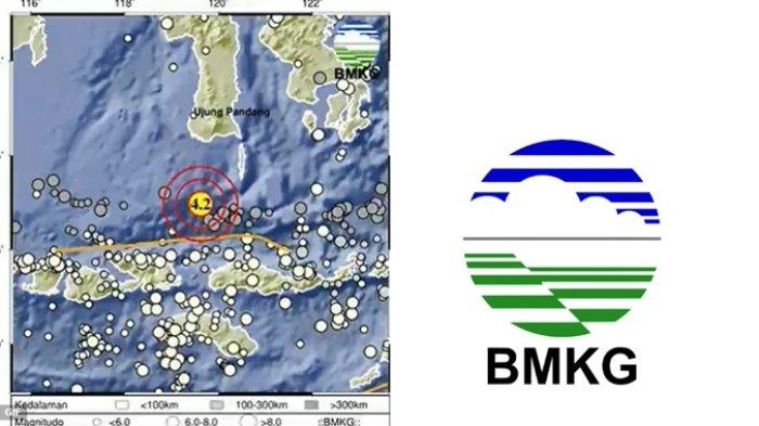 GEMPA TERKINI SELAYAR - Info BMKG, gempa hari ini di barat daya Selayar, Sulawesi Selatan memiliki magnitudo 4.2. Cek titik koordinat dan kedalaman gempa terkini Selayar.