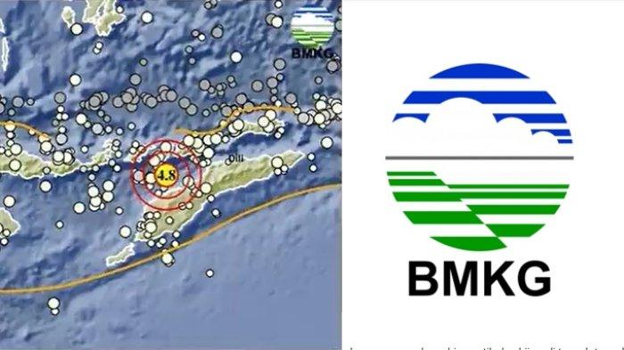 Info gempa hari ini yang guncang barat daya Alor, NTT disampaikan oleh BMKG di laman X resmi @infoBMKG.