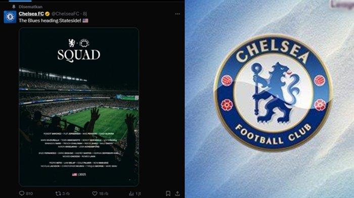 DAFTAR PEMAIN CHELSEA - Ini 28 nama pemain Chelsea di Piala Dunia Antarklub 2025. Berikut ini daftar pemain Chelsea di Piala Dunia Antarklub 2025, ada tiga muka baru yang berpeluang hiasi line up asuhan Enzo Maresca